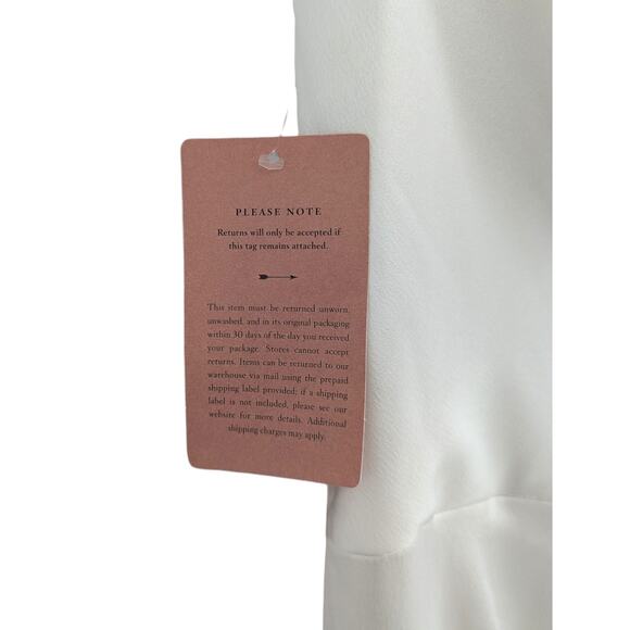 Jenny Yoo Viviana Cowl Neck Bridal Gown 10 Button Back Minimalist Wedding Dress - Picture 6 of 9